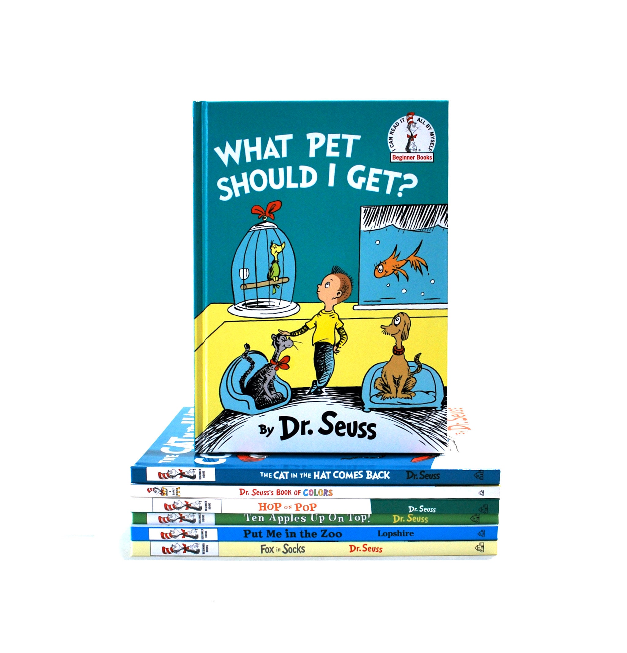 英語絵本　大人気７冊セット　dr.seuss, 7 Dr Seuss Beginner Book Collection Book of Colors, Hop on Pop
