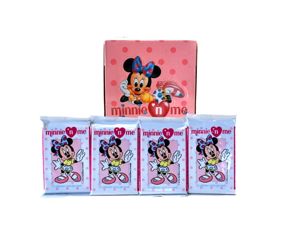 4 Packs Minnie 'n Me Trading Cards Disney Mickey Mouse - Etsy