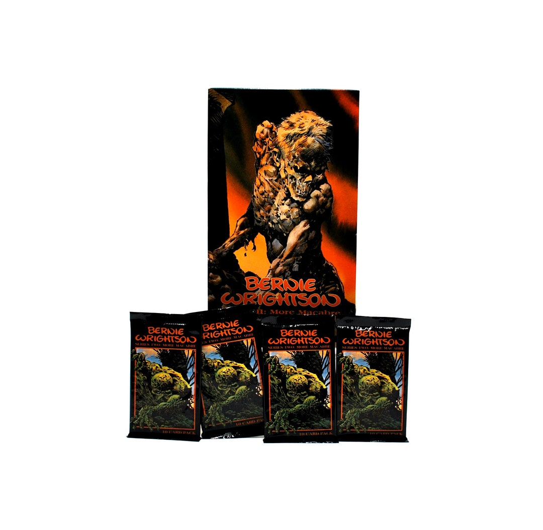 4 Packs Bernie Wrightson Trading Cards Series II More Macabre - Etsy