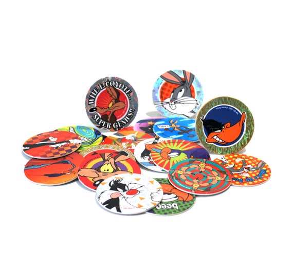 Looney Tunes Pog Collection Set 1-60 WPF Tweety, Daffy Duck