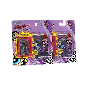 2 Pacotes de cartas colecionáveis das Meninas Superpoderosas