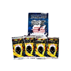 4 paquetes de tarjetas coleccionables de Ghost Rider de Comic Images 1992 Marvel