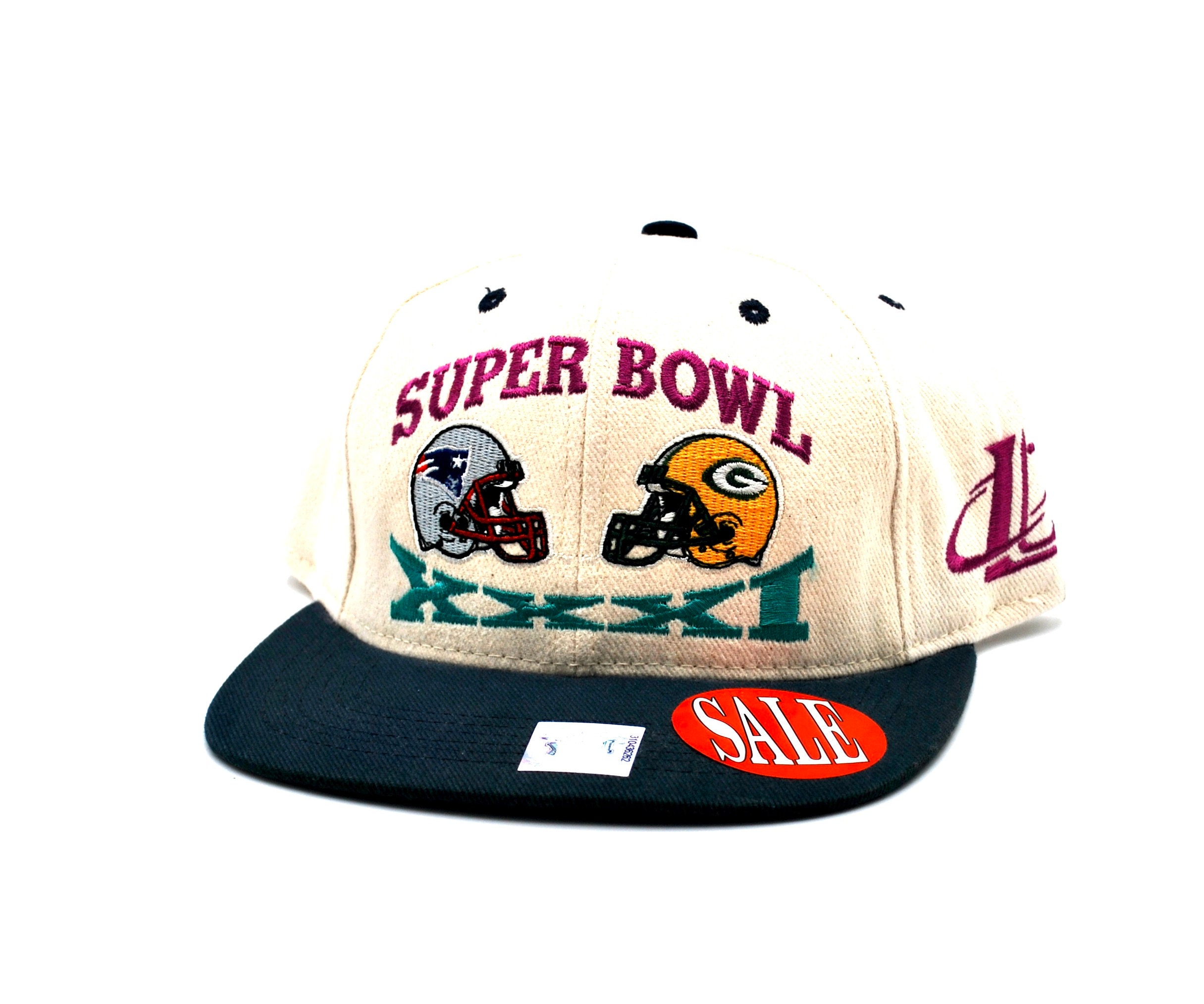 Green Bay Packers Super Bowl XXXI Snapback Hat Logo  display picture 3