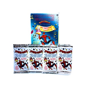 4 Packungen Spider Man Sammelkarten von Comic Photos 1992 Marvel