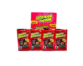 4 packs Wacky Packages Stickers by Topps ANS 5 Parody Stickers