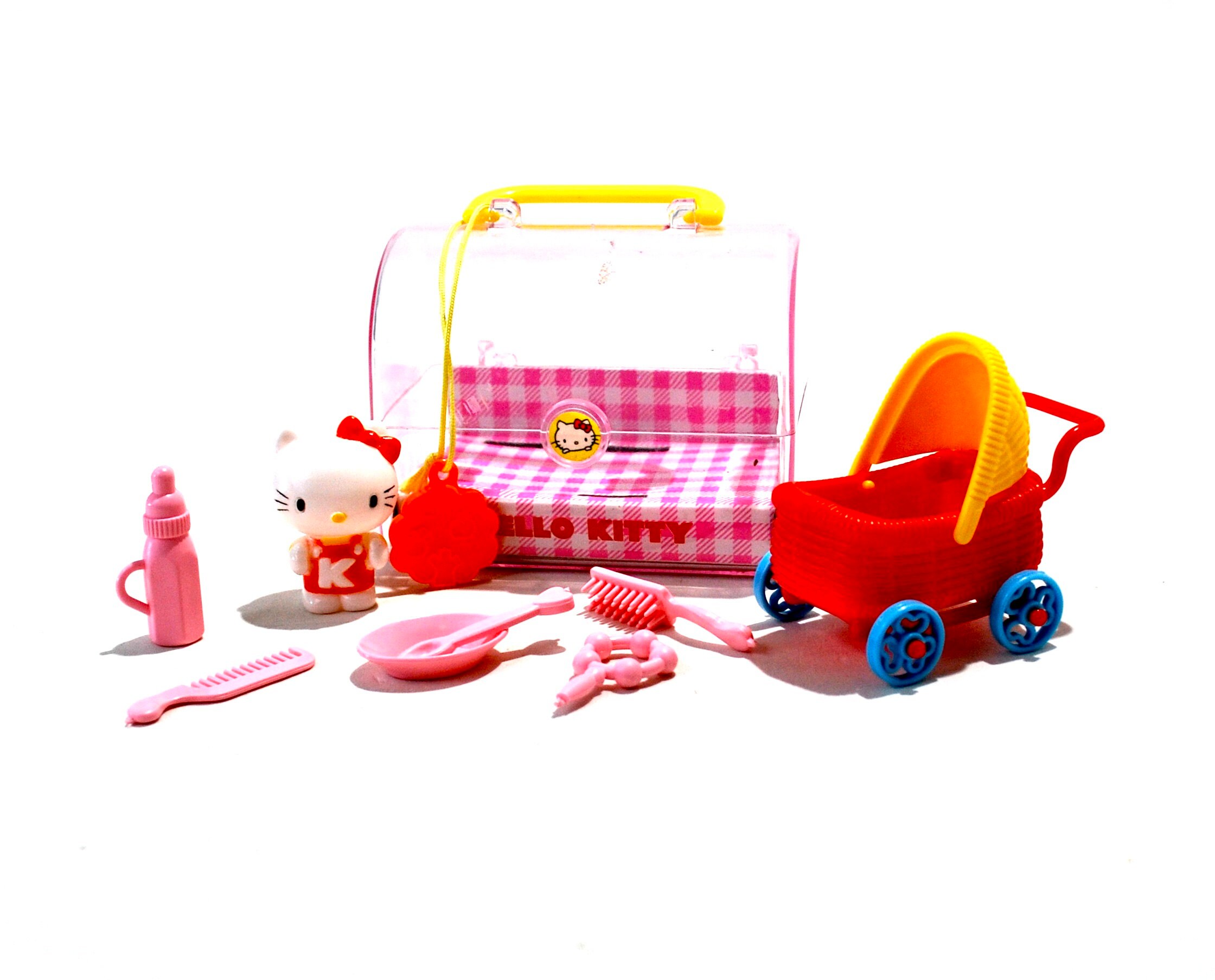 最適な価格 Play Mini Kitty Hello Set Lunch Sanrio 1976 Carriage Baby その他