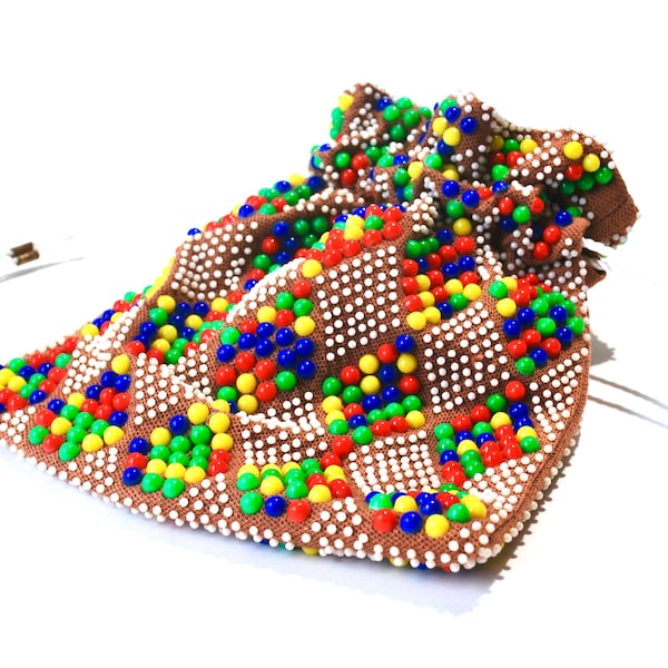 Candyland Kids Beaded Purse Handbag