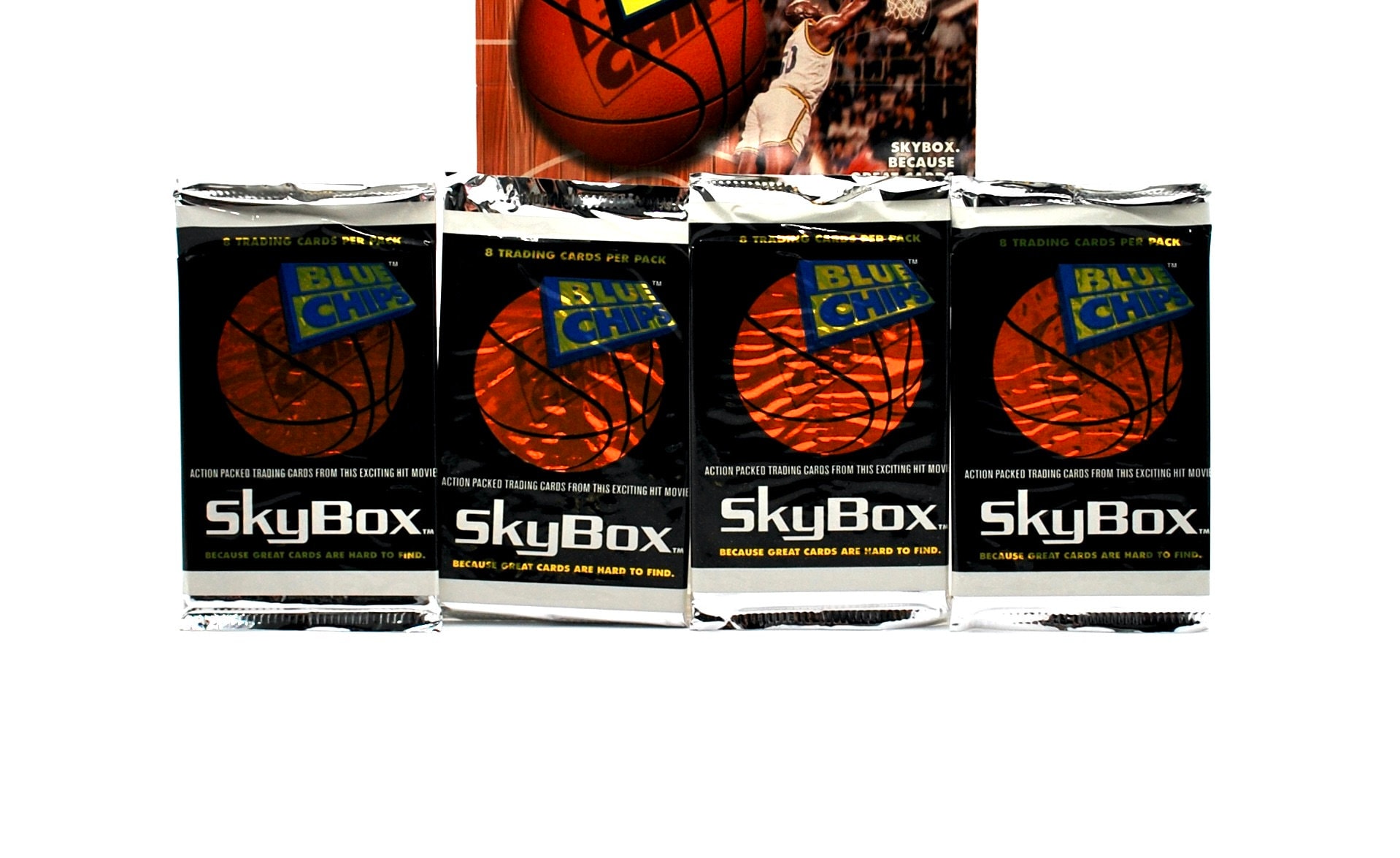4 Packs of Blue Chips Trading Cards by Skybox Shaq Movie - Etsy, image size:1918x1175