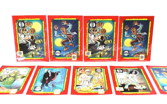 Universal Monster Trading Card Treats 6 Card Set Impel 1991 - Etsy