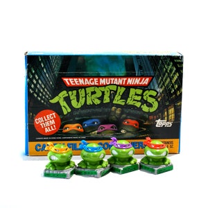 Teenage Mutant Ninja Turtles Candy Containers Set of 4 Topps Candy 1991