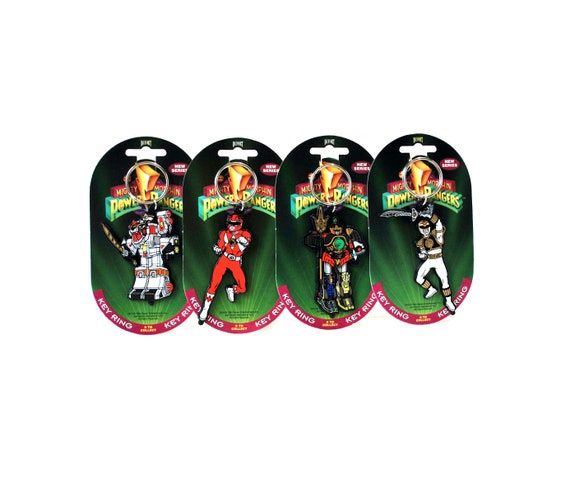 Power Rangers Key Ring Collection Old Stock 1994 Thunder Megazord