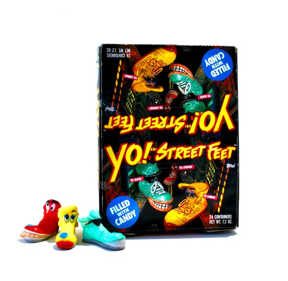 2 Yo! Street Feet Candy Containers Sneakerheads Topps 1990