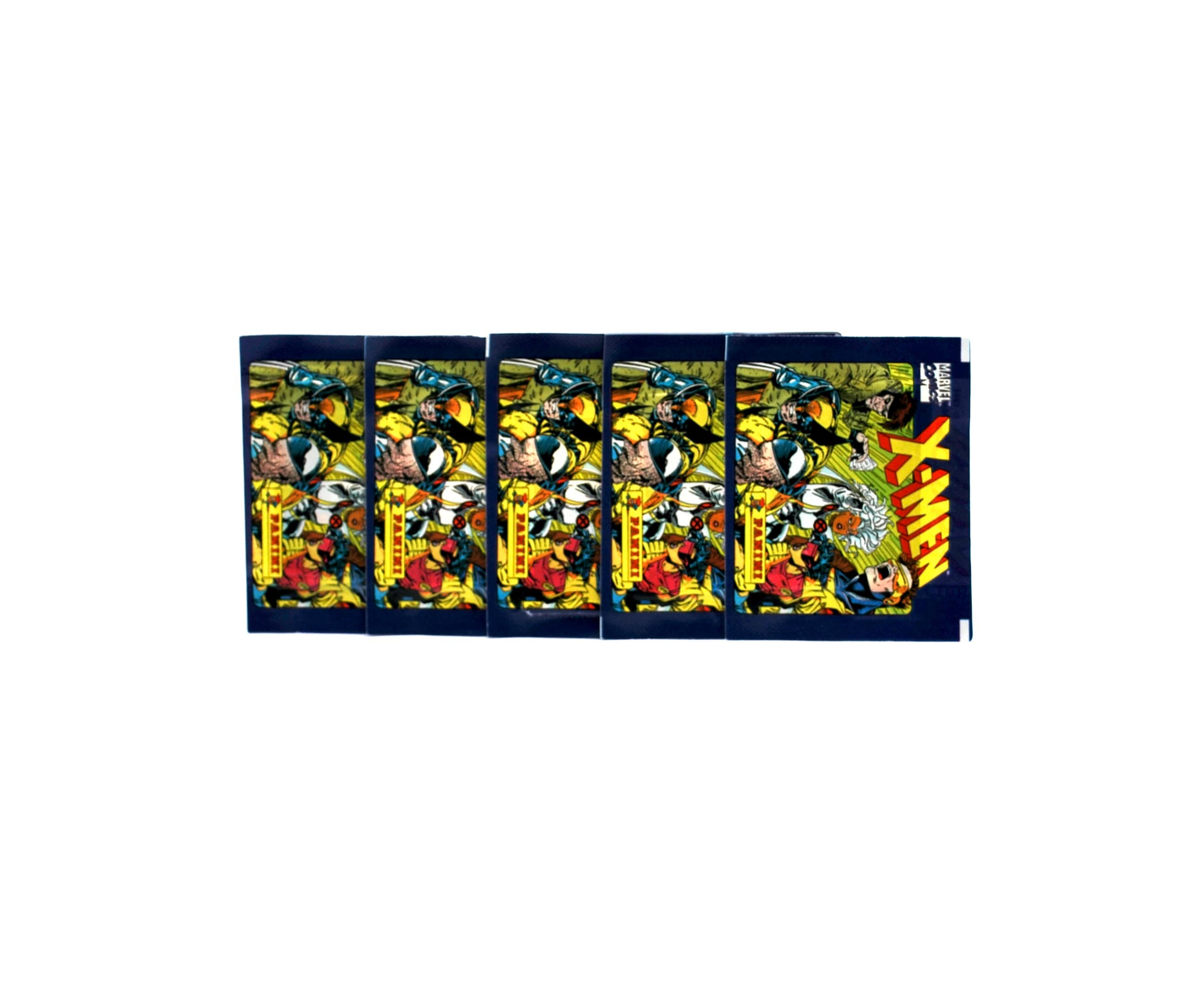 5 Packs X-men Stickers Marvel Comics Panini 1994 Wolverine, Gambit