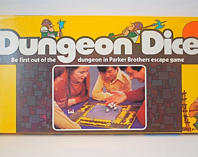 Dungeon Dice by Parker Brothers Never Opened Etsy