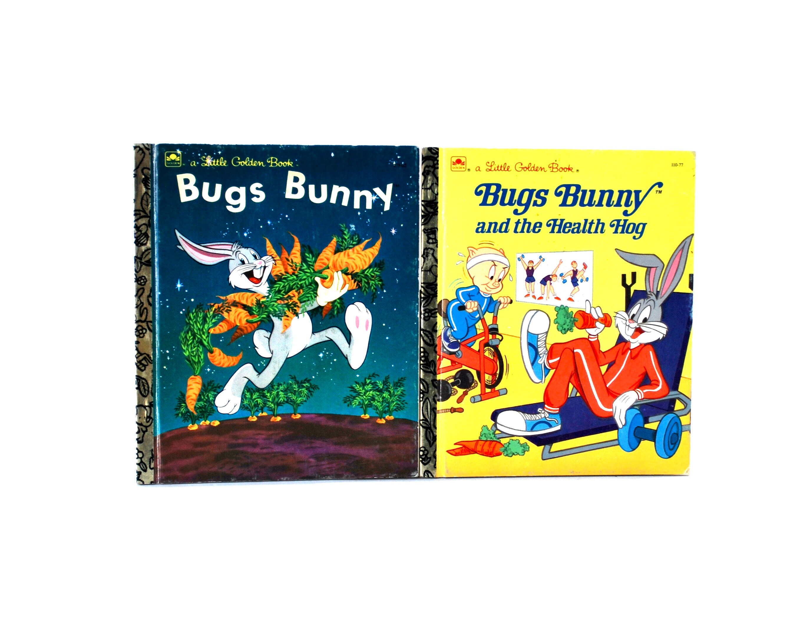 Little Golden Book Bugs Bunny & Bugs Bunny and the Health Hog - Etsy
