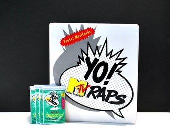Yo MTV Raps Trading Card Packs & Album Pro Set 1991 - Etsy