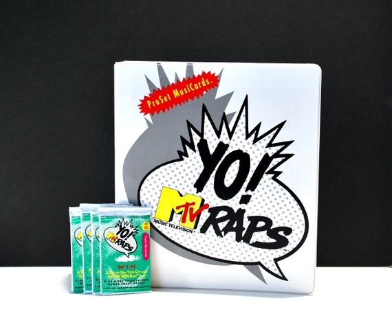 Yo MTV Raps Trading Card Packs & Album Pro Set 1991 - Etsy