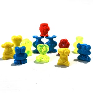 6 Jumbo Crazy Bones by Magic Box Inc Over 1&quot; Tall Picked at Random