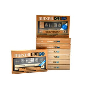 Maxell XLII 90 Type 2 Pure Epitaxial Blank Cassettes High Bias