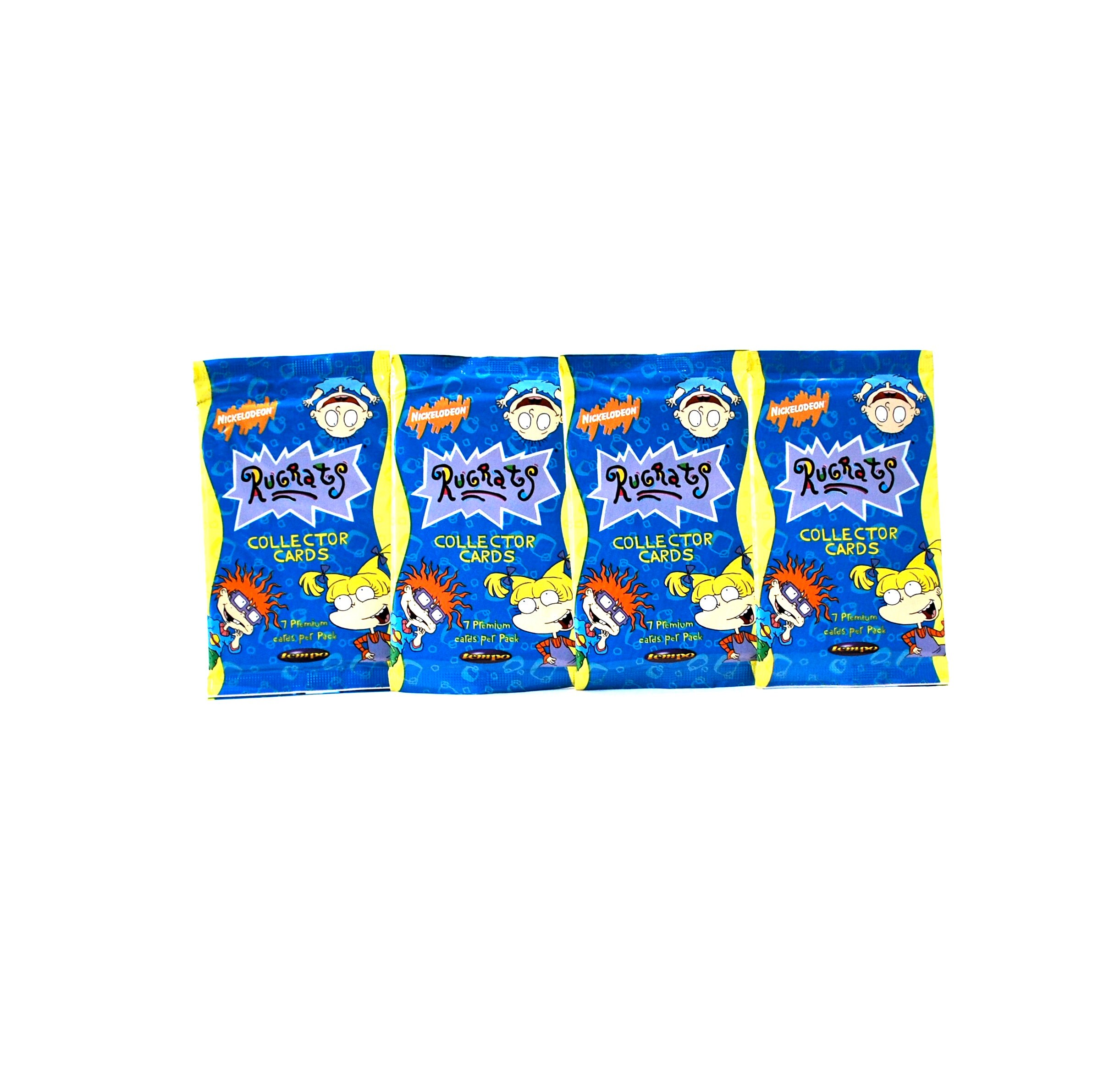 4 Packs of Rugrats Trading Cards by Tempo 1997 Nickelodeon Tommy