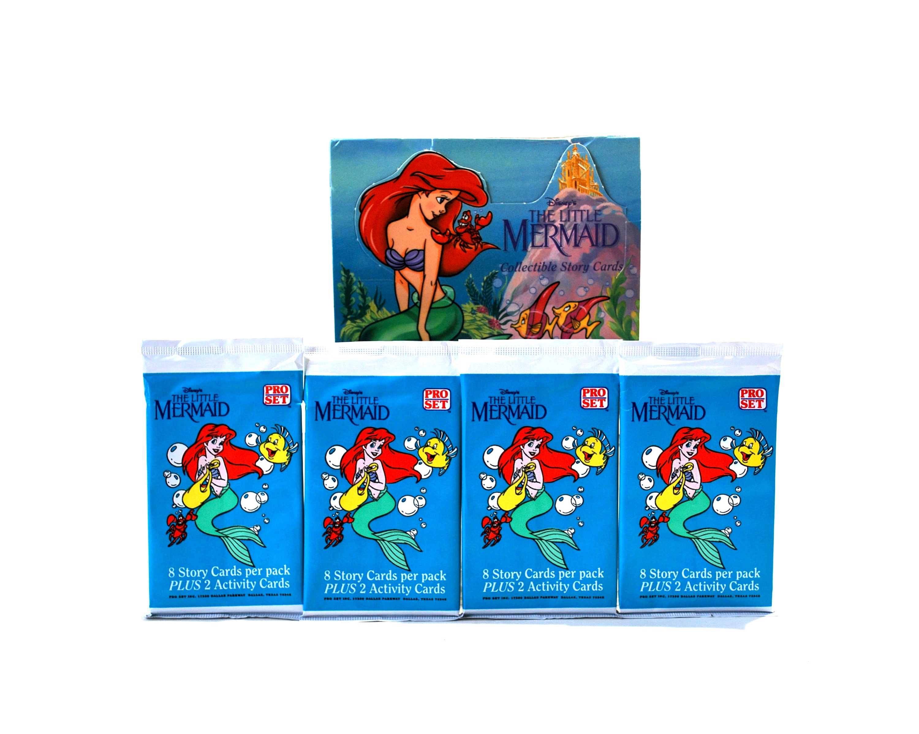 【おまけあり】アイカツカード マーメイド・キングレオ　セット 4 Packs the Little Mermaid Trading Cards by Pro Set 1991 Ariel