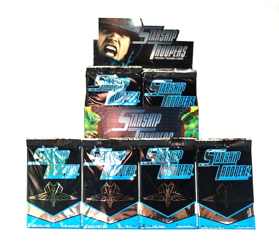 4 Packs Starship Troopers Trading Cards by Inkworks Bugs, Bugs