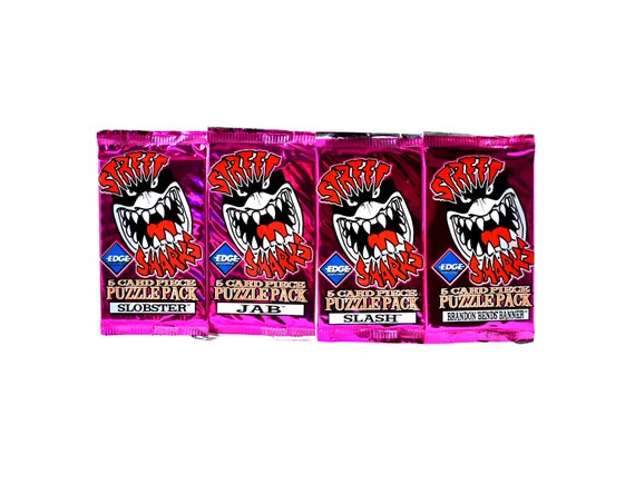 4 Pack of Street Shark Puzzle Cards by Collectors Edge 1995 - Etsy 4 Pack of Street Shark Puzzle Cards by Collectors Edge 1995 - Etsy