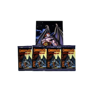4 pakken Gargoyles Trading Cards Series 2 van Skybox 1995 Disney
