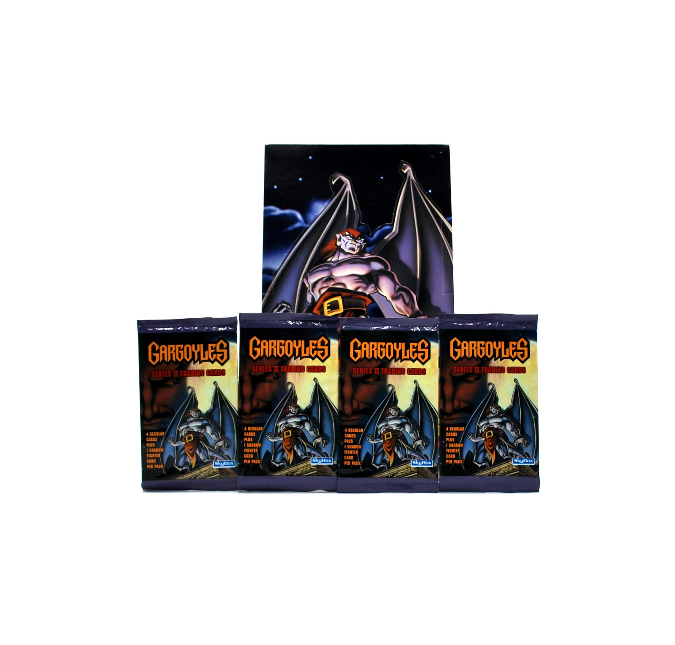 4 Packs Gargoyles Trading Cards Series 2 by Skybox 1995 Disney