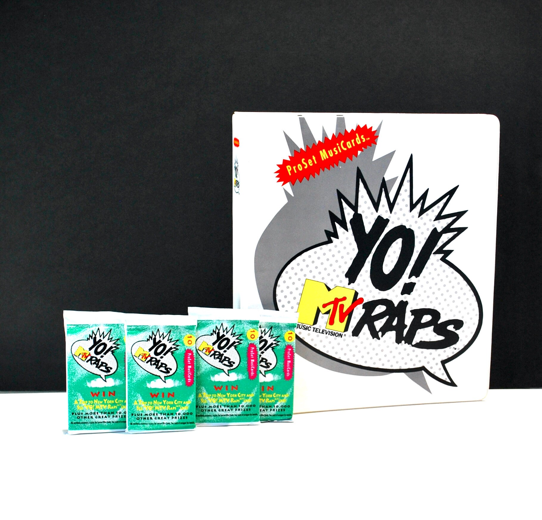 Yo MTV Raps Trading Card Packs & Album Pro Set 1991 - Etsy