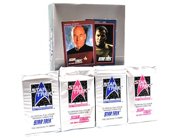 4 packs of Star Trek Trading Cards Original & Next Generation