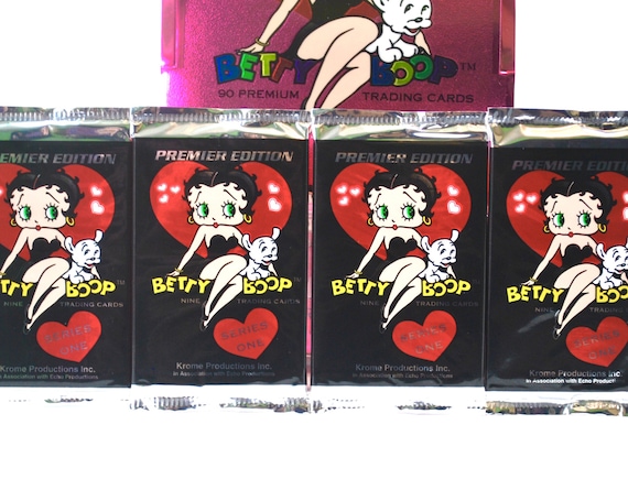 4 Packs Betty Boop Trading Cards 1995 by Krome - Etsy