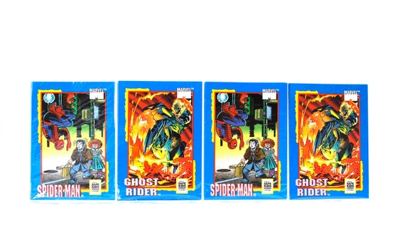 Marvel Trading Card Treats 6 Card Set Impel 1991 - Etsy