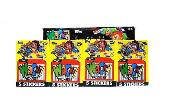 4 Packs Wacky Packages Sticker Packs Topps Spoofs 