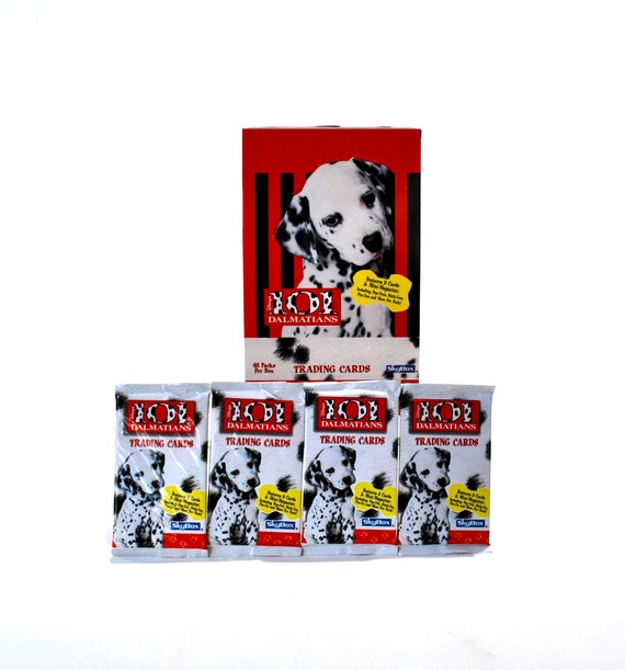 4 Packs 101 Dalmatians Trading Cards by Skybox Walt Disney Cruella