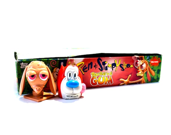 通販 クリスマスセール2025: 特集 Containers Candy Gum Bubble Stimpy & Ren Nickelodean Etsy - 1993 アメコミ