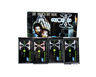 4 packs X Files Trading Cards Season 1 by Topps 1995 Scully & Mulder