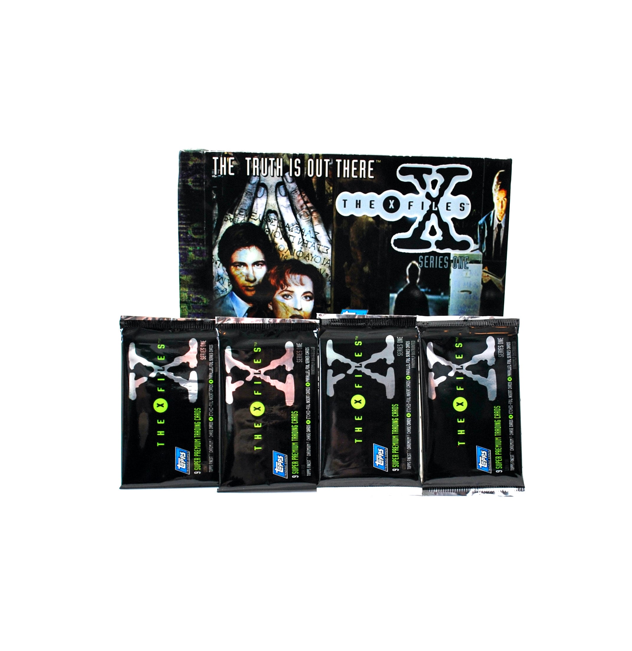 4 Packs X Files Trading Cards Season 1 by Topps 1995 Scully