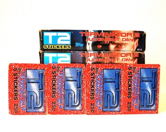 ターミネーター2 トレーディングカードセット 海外版　全140枚＋4枚 Topps のターミネーター T2 ステッカー 4 パック アーノルド