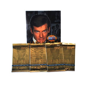 4 Packs of James Bond Connoisseur's Collection Trading Cards