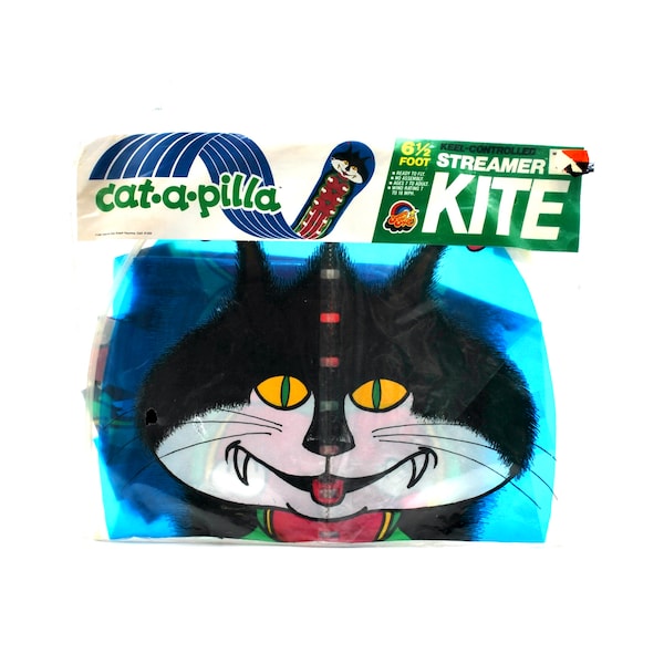 Cat a pilla Streamer Kite by Spectra Star 1986 Old Stock