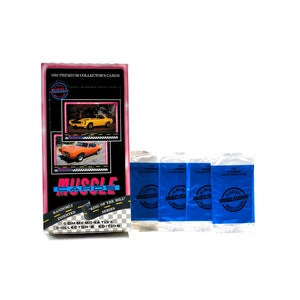 4 Packs Muscle Car Cards Chevelle, GTO, Mustang, Corvette, Camaro