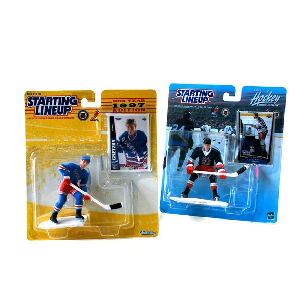 Wayne Gretzky Starting Lineup Figures New York Rangers NHL Hockey