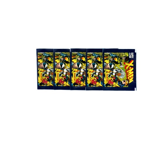 5 Packs X-men Stickers Marvel Comics Panini 1994 Wolverine, Gambit