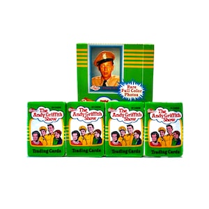 Lot de 4 cartes à collectionner Andy Griffith Show by Pacific série 1 Mayberry