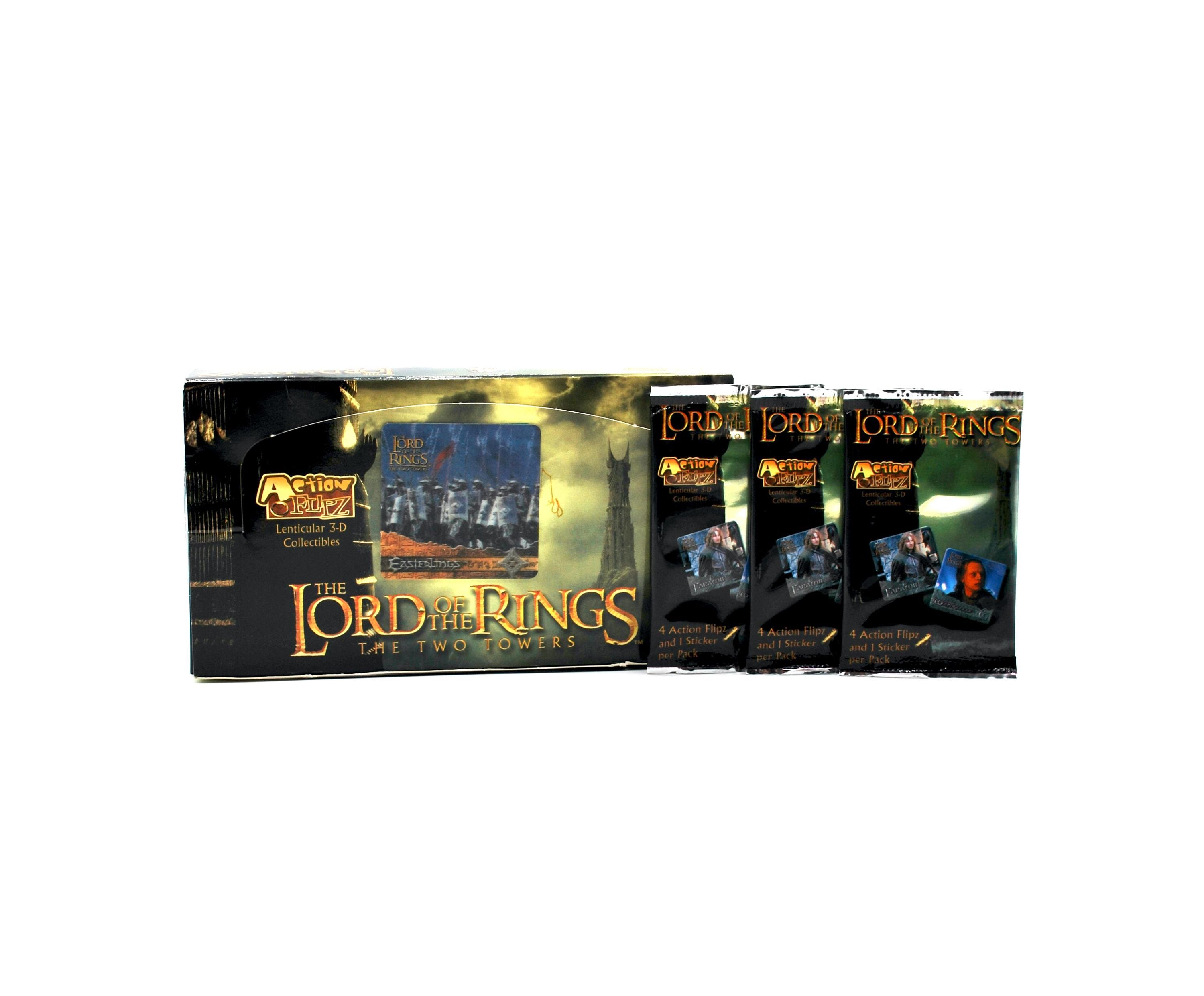 3 Packs Lord of the Rings the Two Towers Action Flipz Lenticular 3