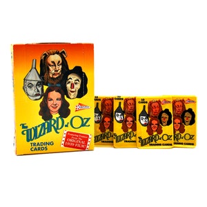 4 packs Wizard of Oz Trading Cards & Vending Box by Pacific Judy Garland