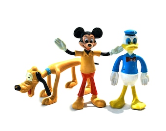 Disney Bendy Collection by Durham Mickey Mouse, Donald Duck