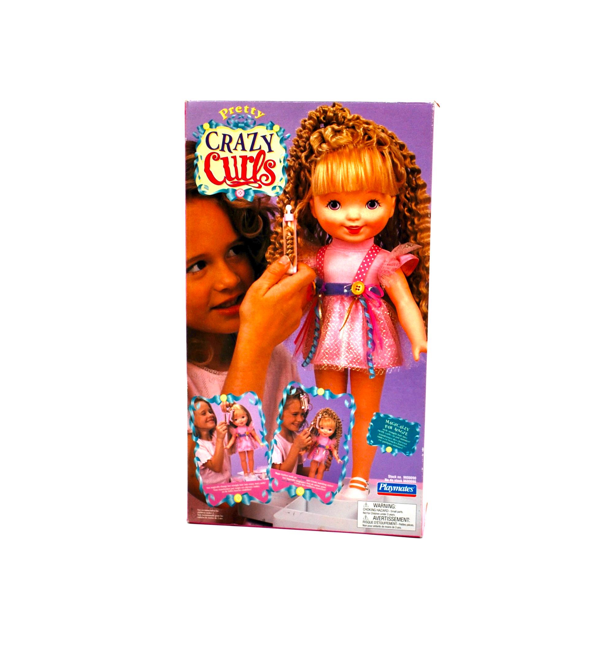 Pretty Crazy Curls Doll by Playmates NIB 1997 - Etsy