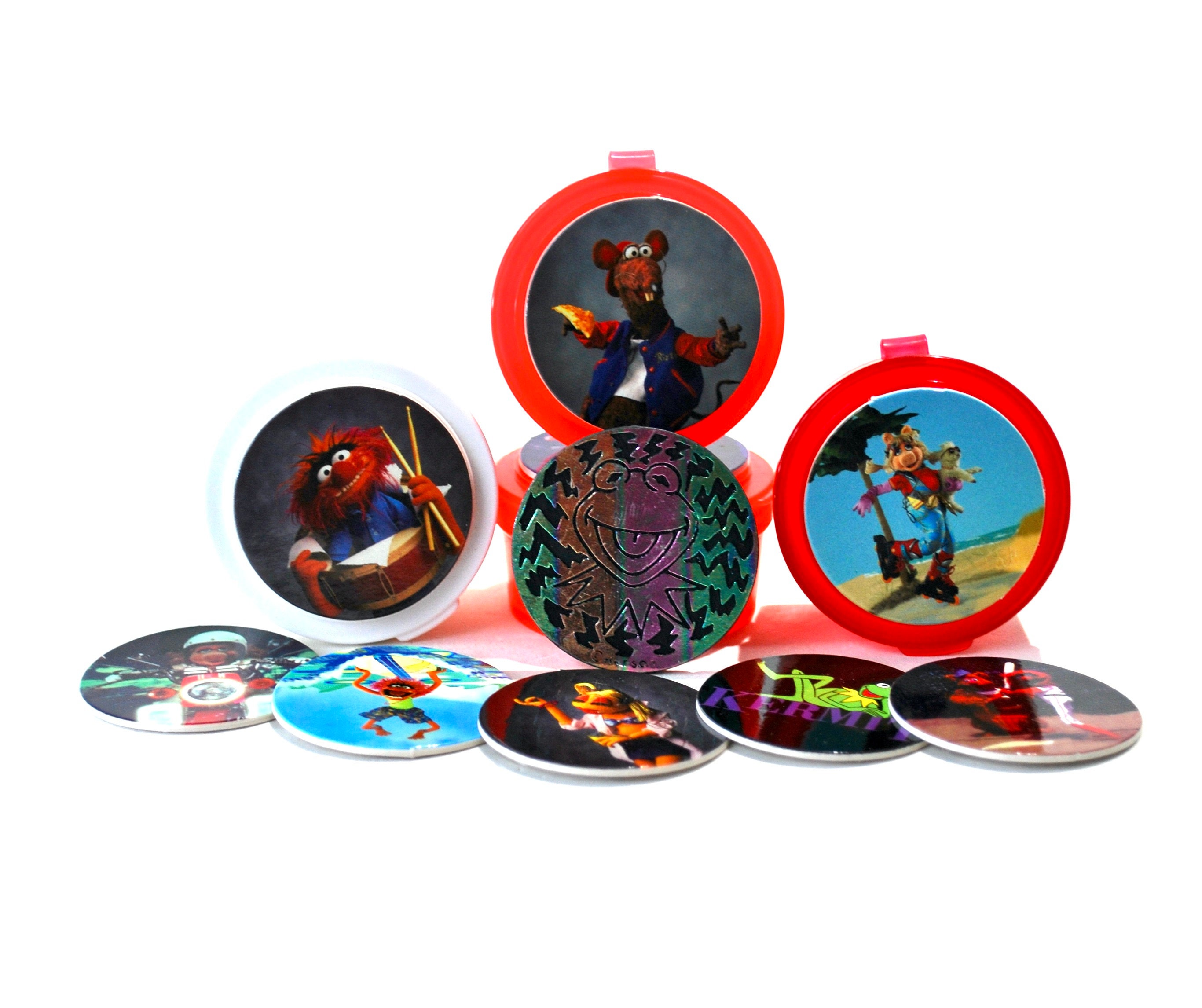Jim Henson's Muppets Pogs and Slammer With Pog Tube - Etsy
